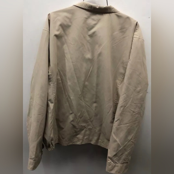 Tommy Hilfiger Harrington Zip Up Khaki Jacket Size XL Used Like New MSRP $65 - Picture 2 of 7